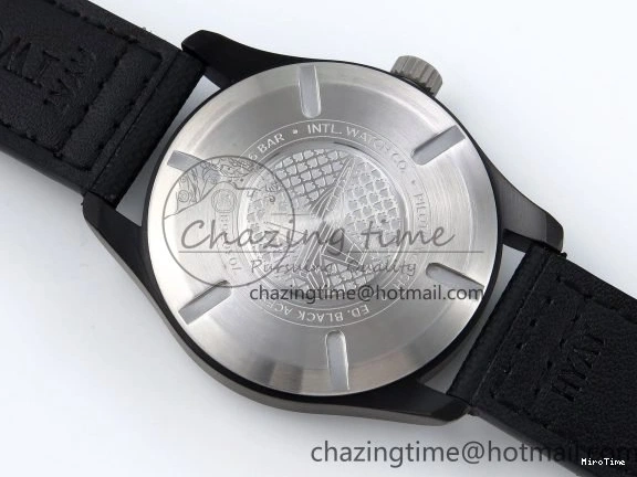 MIROTIME 0521 Pilot Black Ace BLSF 1:1 Best Edition White Lume Dial on Black Nylon Strap MIYOTA OnTrend 7021